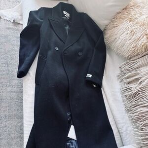 Full Length Wool Trench